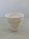 glazed white stoneware bowl, Sara Caron